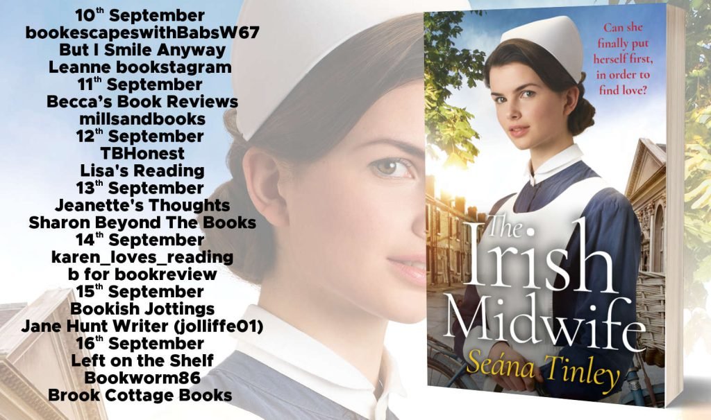 Blog Tour Banner for The Irish Midwife