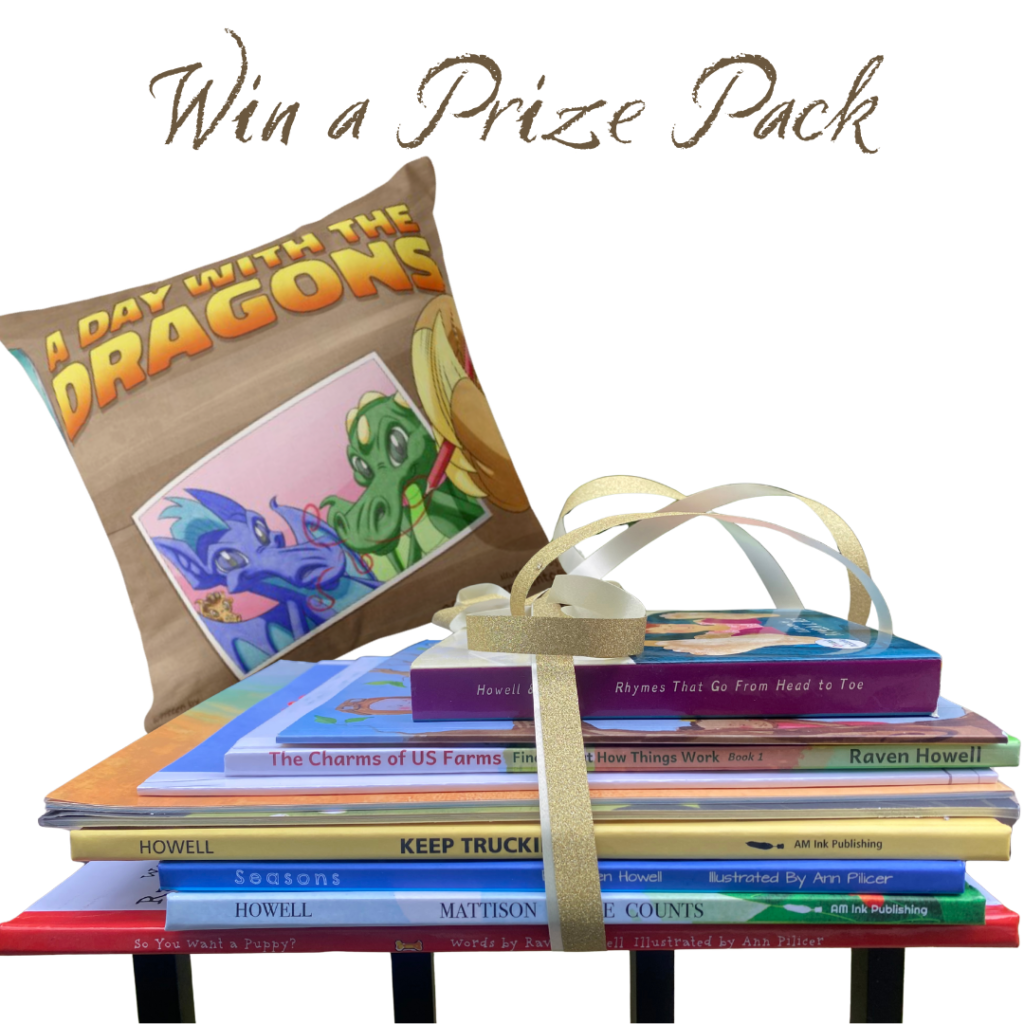 Giveaway Prize Pack Picture books and pillow